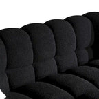 Modern 84.3 Boucle 3-Seater Sofa with Pillows