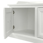 Woodland 40W Shoe Bench with Doors & Wall Coat Rack