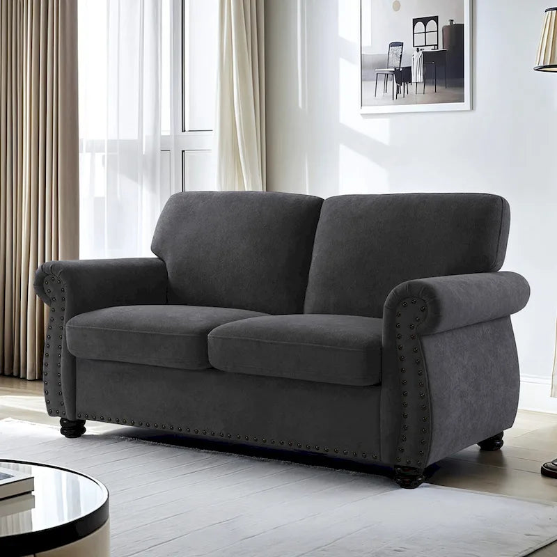 Soft Velvet Loveseat