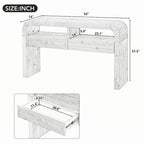 Console Table Entryway Table, Natural Wood Wash
