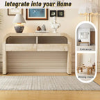 Console Table Entryway Table, Natural Wood Wash