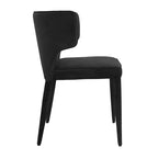 Extended Wingback Modern Leather Dining Chair