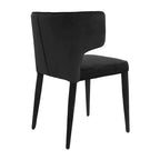 Extended Wingback Modern Leather Dining Chair