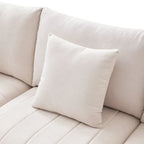 L-Shaped Modular Sectional Sofa, Upholstered Deep Seat Cloud Couch