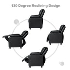 Gymax Deluxe Padded Kids Sofa Armchair Recliner Headrest Children w/ - See Details
