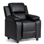 Gymax Deluxe Padded Kids Sofa Armchair Recliner Headrest Children w/ - See Details
