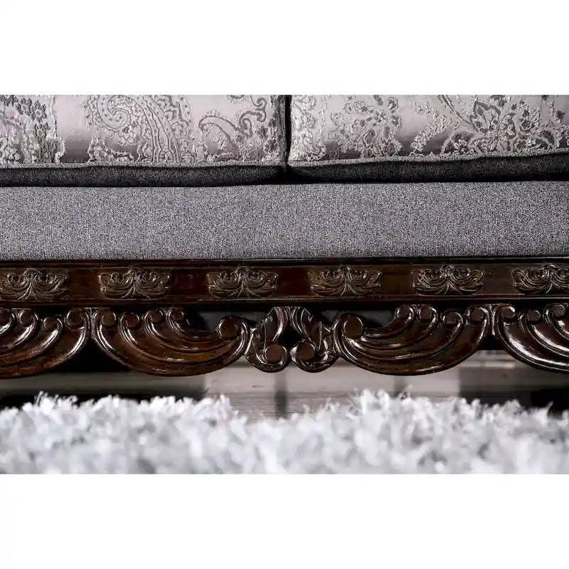 Dikic Traditional Chenille Upholstered Sofa by