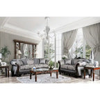 Dikic Traditional Chenille Upholstered Sofa by