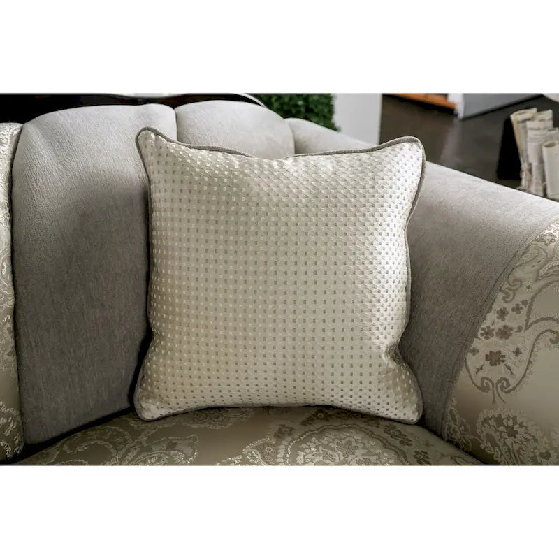 Dikic Traditional Chenille Upholstered Sofa by