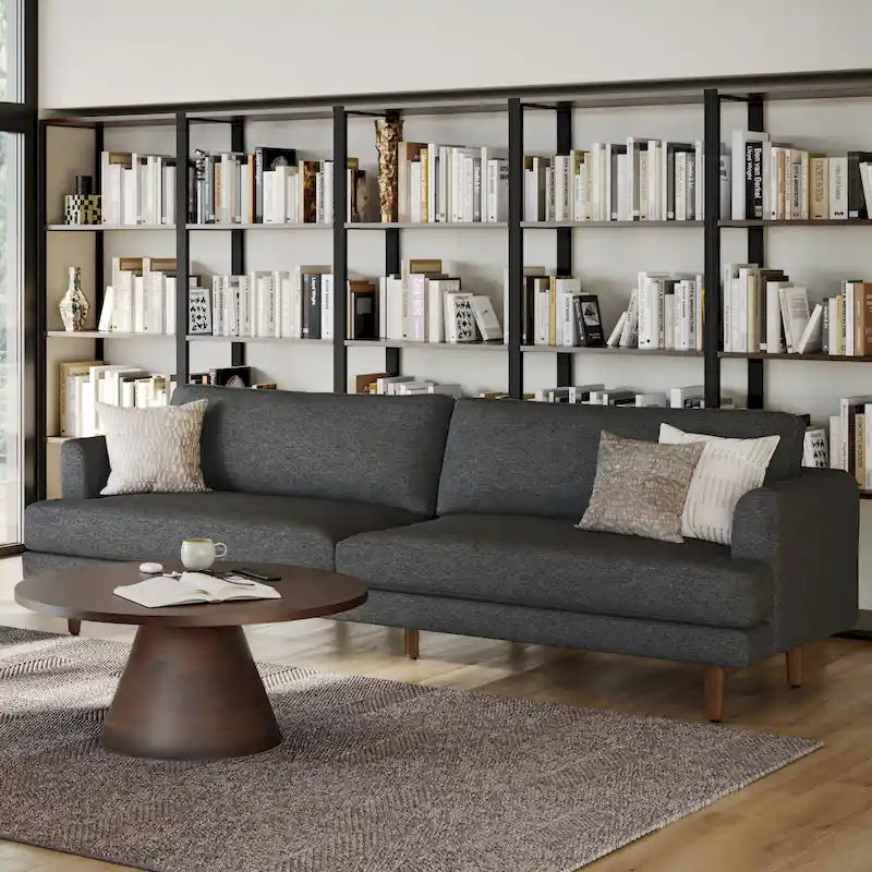 WYNDENHALL Chloris 90 inch Wide Mid-Century Modern Sofa