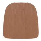 All-Weather Polyresin Seat for Colorful Metal Stools and Chairs-4 Pack