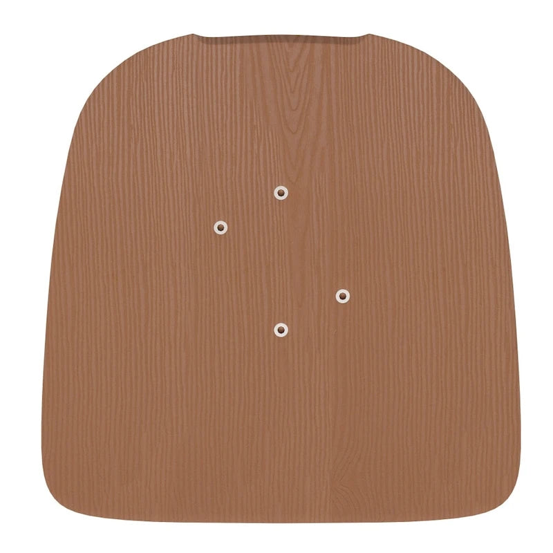 All-Weather Polyresin Seat for Colorful Metal Stools and Chairs-4 Pack