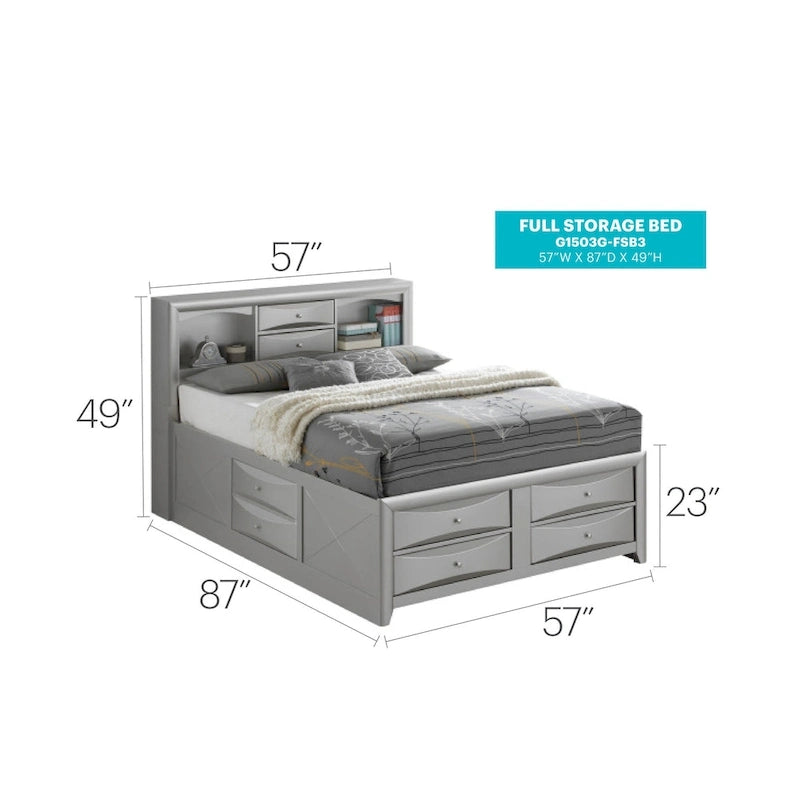 Marilla Full Panel Beds