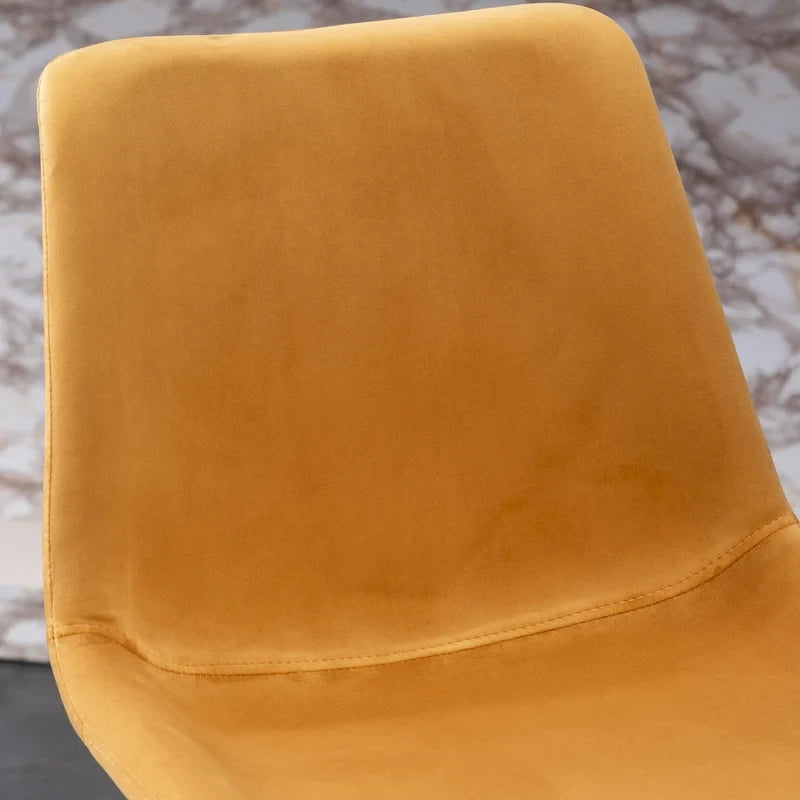 Modern Velvet 26.50 Counter Height Stool (Set of 2)