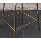 Modern Velvet 26.50 Counter Height Stool (Set of 2)