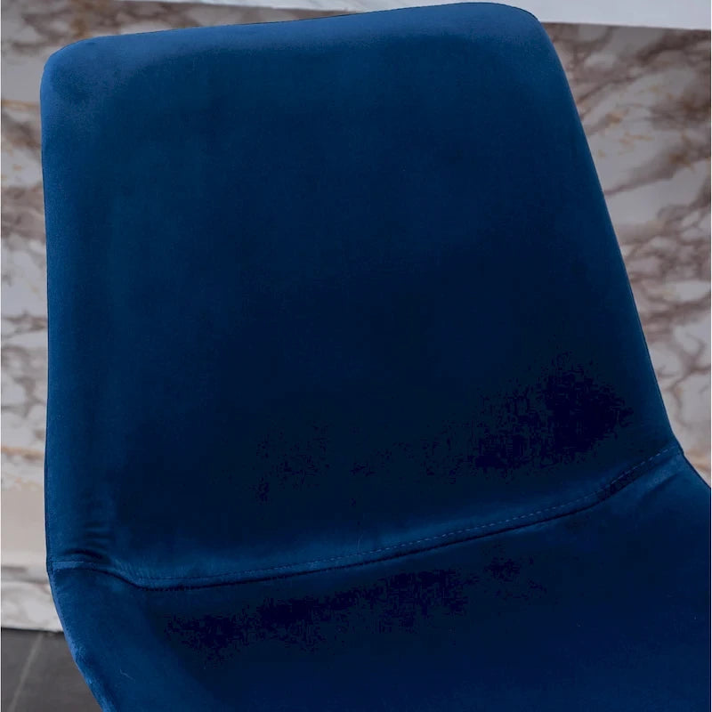 Modern Velvet 26.50 Counter Height Stool (Set of 2)
