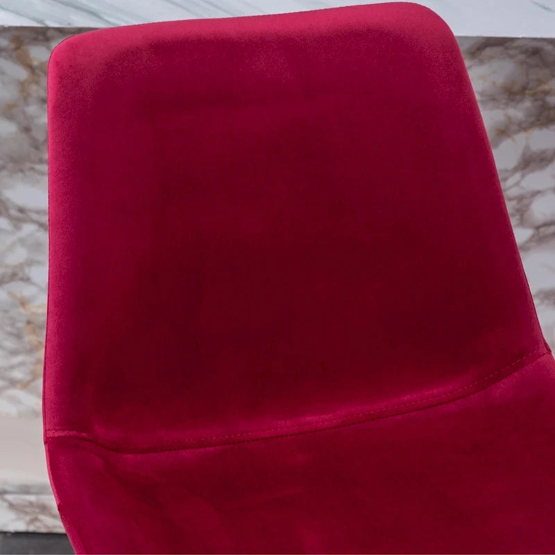 Modern Velvet 26.50 Counter Height Stool (Set of 2)