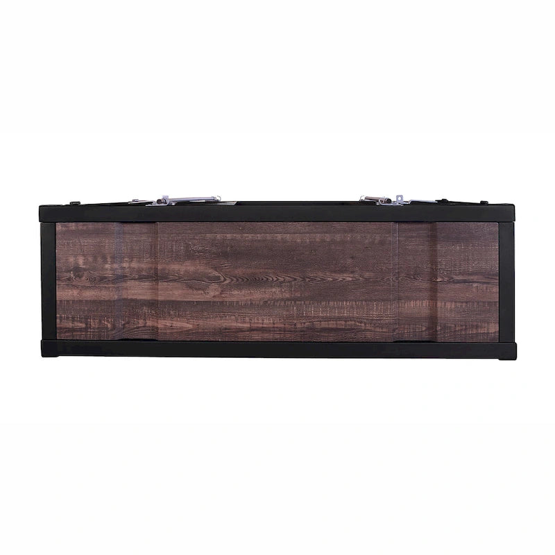 Kilcurry Industrial 46-inch Steel 6-Shelf Console Table by