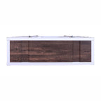 Kilcurry Industrial 46-inch Steel 6-Shelf Console Table by