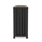 Kilcurry Industrial 46-inch Steel 6-Shelf Console Table by