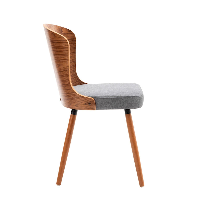 Karr Armless Dining Chairs Set of 2, Beech Wood Back & Legs