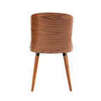 Karr Armless Dining Chairs Set of 2, Beech Wood Back & Legs