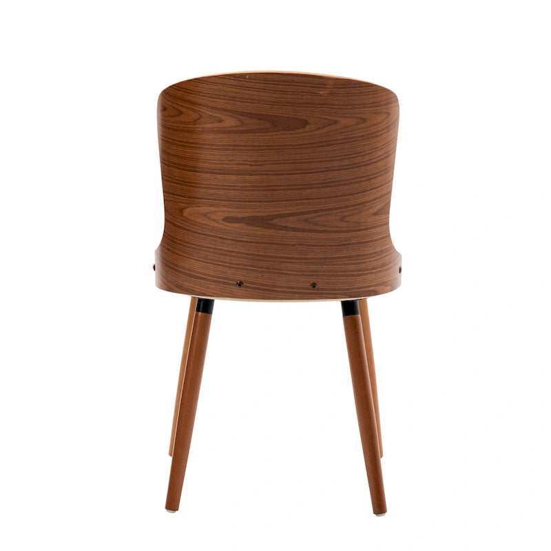 Karr Armless Dining Chairs Set of 2, Beech Wood Back & Legs