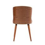 Karr Armless Dining Chairs Set of 2, Beech Wood Back & Legs