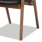 Harland Mid-Century Modern 2-Piece Dining Chair Set