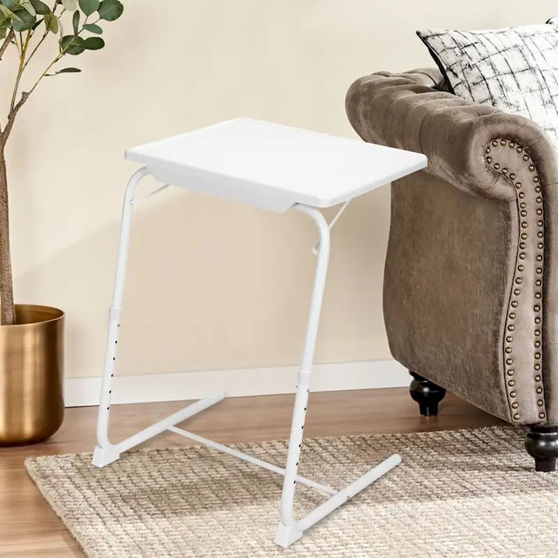 Portable Computer Table Office Desk Height & Angle Adjusting Furniture