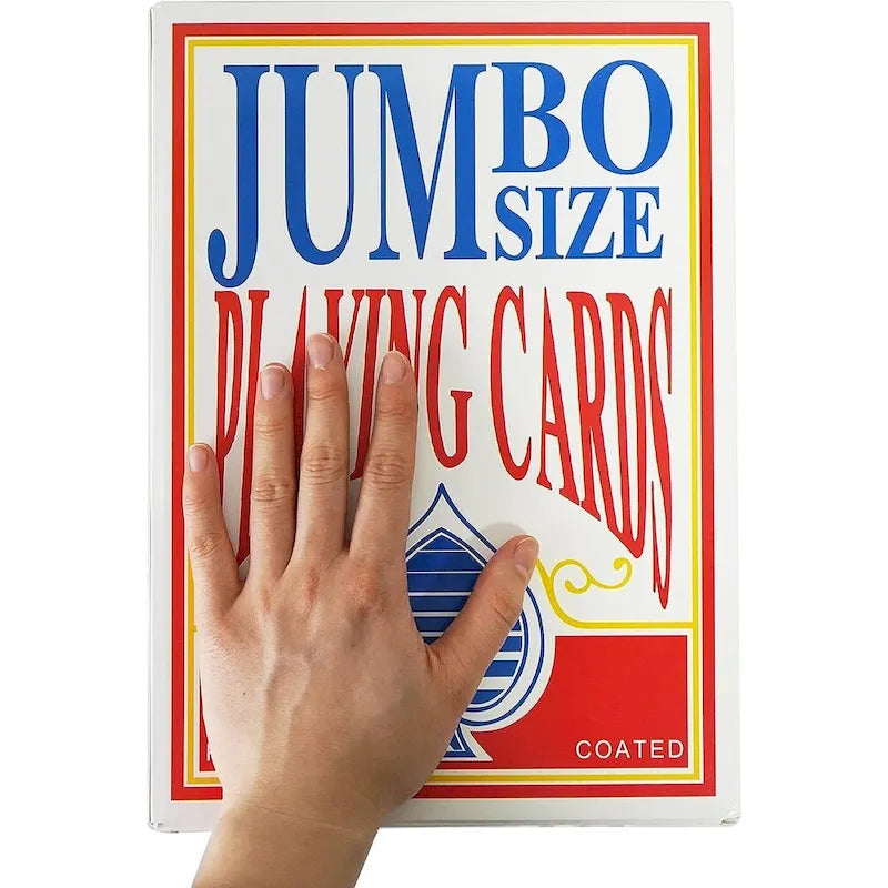 GSE 8x11 Super Jumbo Playing Cards, Giant Playing Card Deck, Oversize Large Huge Playing Cards for All Ages