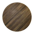Transitional Walnut Wood 5-Piece Dining Set by