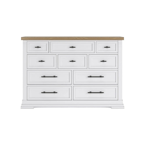  Ashbryn White/Brown Dresser
