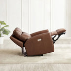 Hydeline Vienna Zero Gravity Power Recline and Headrest Top Grain Leather Recliner