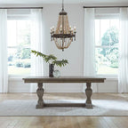 Westfield Havana Brown 7 Piece Trestle Table Set