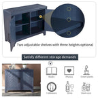 40 Modern Console Table Sofa Table with 2 Shelves