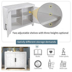 40 Modern Console Table Sofa Table with 2 Shelves